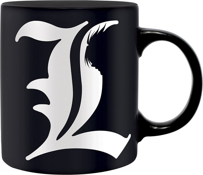 Death Note Detective L Gift Set Includes Ceramic Coffee Tea Mug 11 Oz. Hardcover Notebook & Metal Keychain