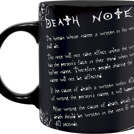 Death Note Detective L Gift Set Includes Ceramic Coffee Tea Mug 11 Oz. Hardcover Notebook & Metal Keychain