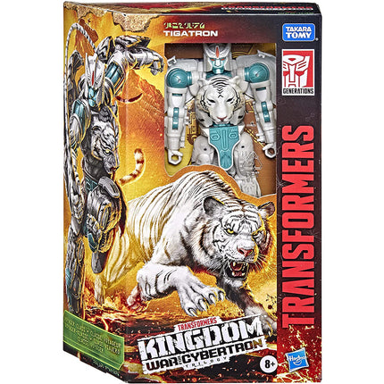 Transformers Toys Generations War for Cybertron: Kingdom Voyager WFC-K35 Tigatron Action Figure