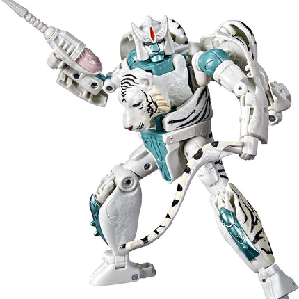 Transformers Toys Generations War for Cybertron: Kingdom Voyager WFC-K35 Tigatron Action Figure