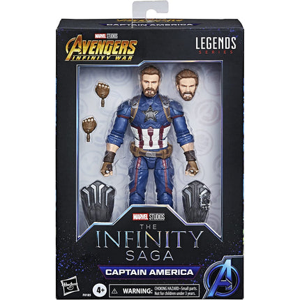 Marvel Legends The Infinity Saga, Avengers Infinity War, Captain America, 6-inch Action Figure