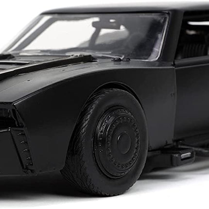 DC Comics 1:24 The Batman Batmobile Die-cast Car w/ 2.75" Batman Figure