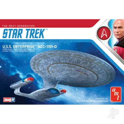 AMT's 1:2500 Scale Star Trek The Next Generation: NCC-1701-D - U.S.S. Enterprise Model Kit