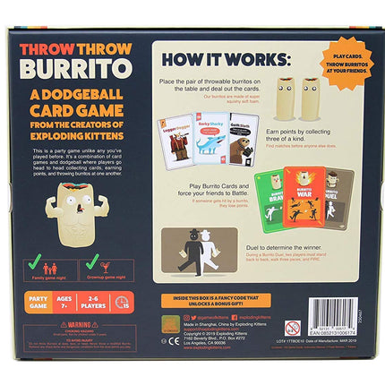 Throw Throw Burrito - A Dodgeball Card Game  (SPANISH EDITION)