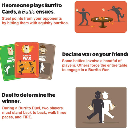 Throw Throw Burrito - A Dodgeball Card Game  (SPANISH EDITION)