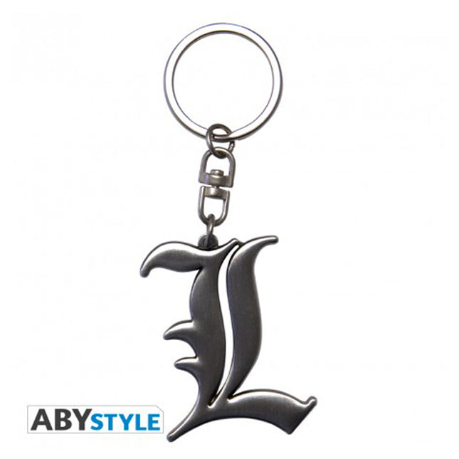 DEATH NOTE - Keychain 3D "L Symbol"