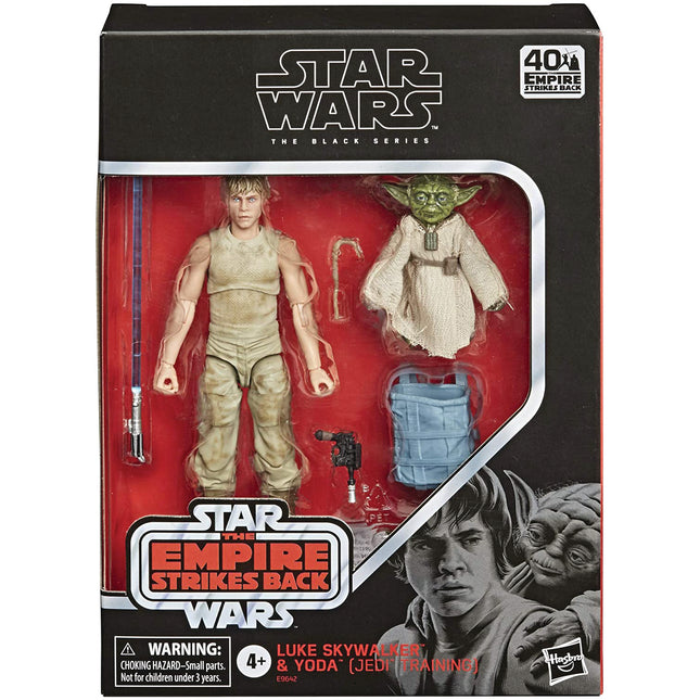 Star Wars The Black Series Luke Skywalker and Yoda (Jedi Training) 6-Inch-Scale Star Wars: The Empire Strikes Back 40th Anniversary Figures