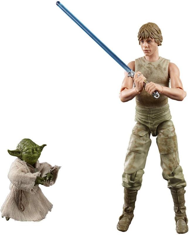 Star Wars The Black Series Luke Skywalker and Yoda (Jedi Training) 6-Inch-Scale Star Wars: The Empire Strikes Back 40th Anniversary Figures