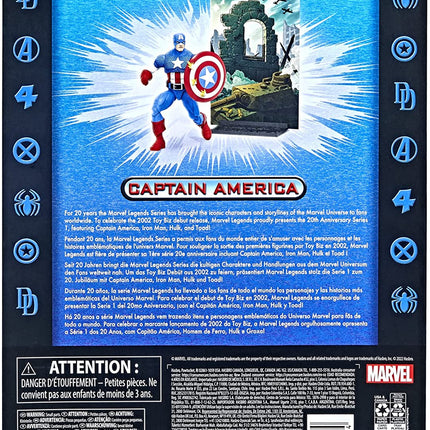 Marvel Legends 20th Anniversary Series 1 Captain America 6-inch Action Figure