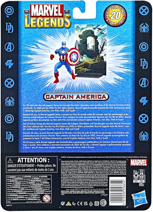 Marvel Legends 20th Anniversary Series 1 Captain America 6-inch Action Figure