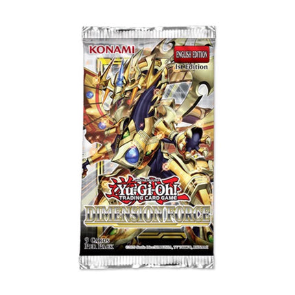 Yu-Gi-Oh! Trading Cards Dimension Force Booster Packs 1st Edition (ENGLISH EDITION)