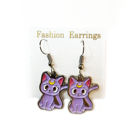 Sailor Moon's Cats Earrings Set