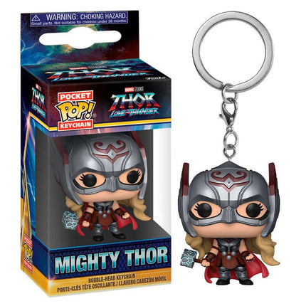 Funko Pop! Keychain Marvel Thor: Love and Thunder - Mighty Thor