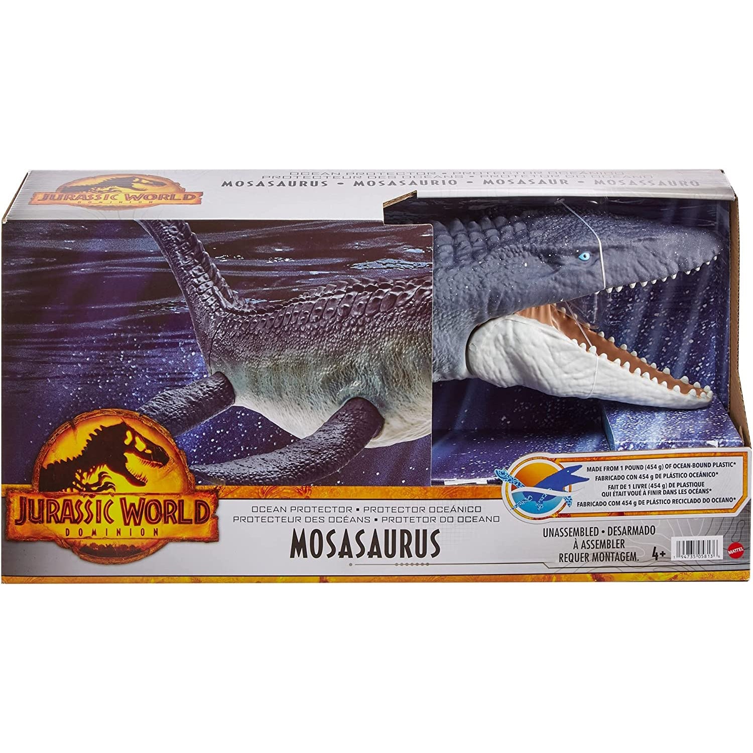 Jurassic World Dominion Ocean Protector Mosasaurus Dinosaur Action Fig