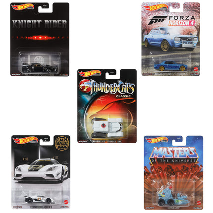 Hot Wheels Retro Entertainment Collection of 1:64 Scale Vehicles from Blockbuster Movies, TV, & Video Games