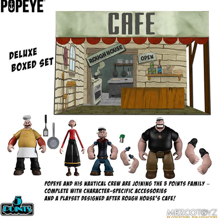 Mezco Toyz Popeye Deluxe Boxed Set