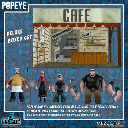 Mezco Toyz Popeye Deluxe Boxed Set