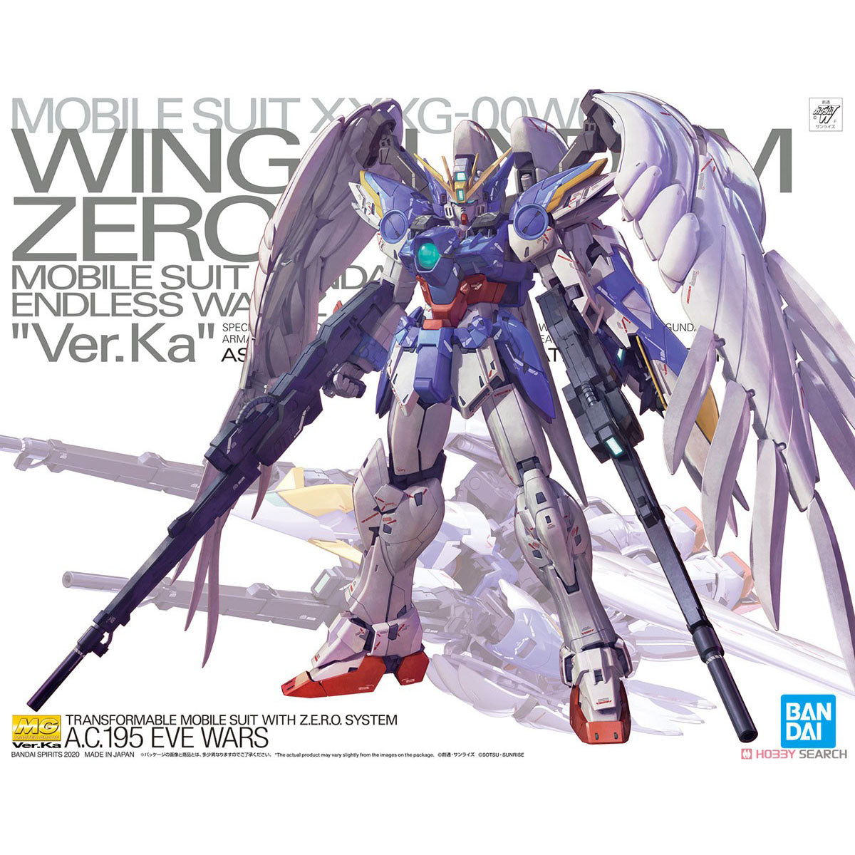 Modelo Gundam MG 1/100 Wing Gundam Ver.Ka - Kit De Montaje De 18 Cm, Con Figura De Piloto Y Armas