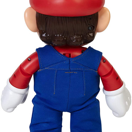 SUPER MARIO It's-A Me, Mario! Collectible Action Figure, Talking Posable Mario Figure, 30+ Phrases and Game Sounds – 12 Inches Tall