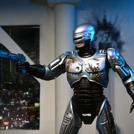 NECA Robocop Battle Damaged Robocop W/Chair Ultimate 7in Figure