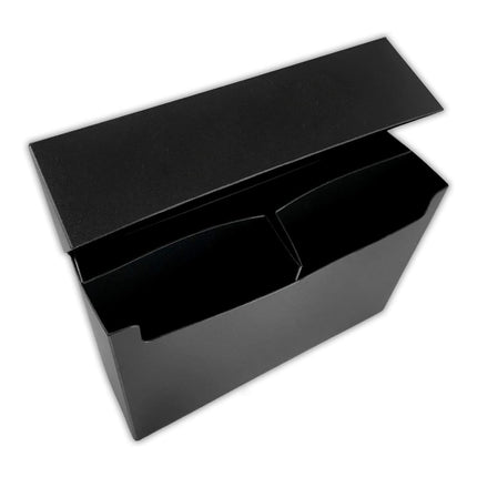 Ultra Pro 3-Compartment Over Sized Black Deck Box, Fits 2 Deck Boxes, 1-Count