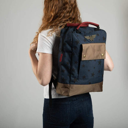 Wonder Woman Bioworld - DC Comics Stars Tote Backpack with Laptop Pocket