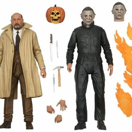 Neca's Michael Myers Michael Myers Halloween 2 & Dr Loomis Action Figure 2-Pack