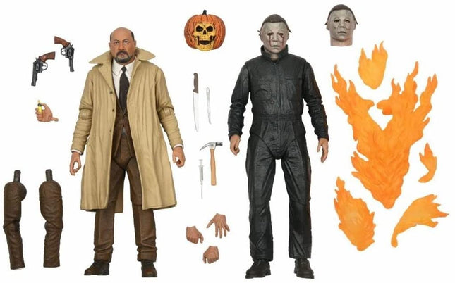 Neca's Michael Myers Michael Myers Halloween 2 & Dr Loomis Action Figure 2-Pack