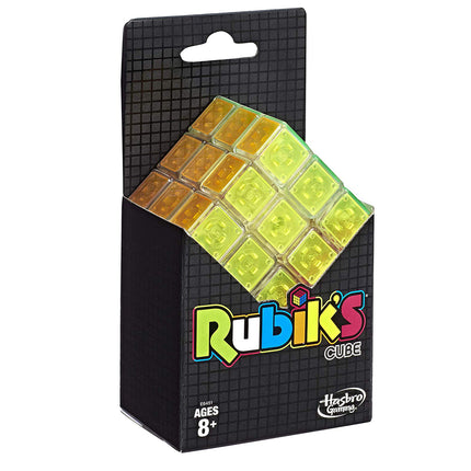 Hasbro Gaming Rubik's Cube Neon Pop 3 X 3 Puzzle for Kids Ages 8 & Up