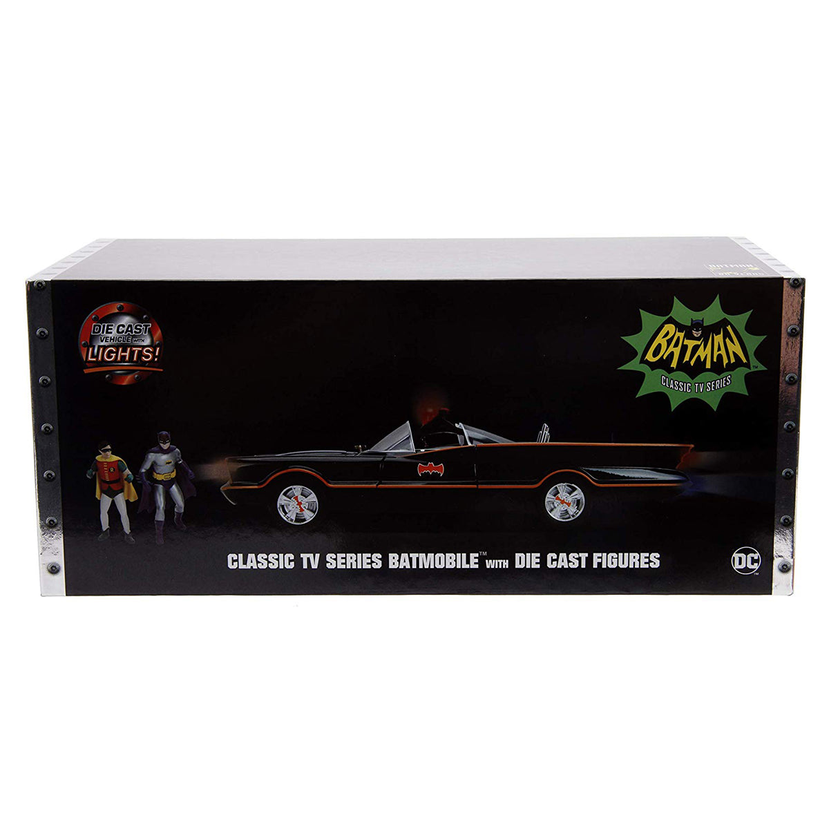 DC Comics Classic TV Series Batmobile Die-cast Car, 1:18 Scale Vehicle