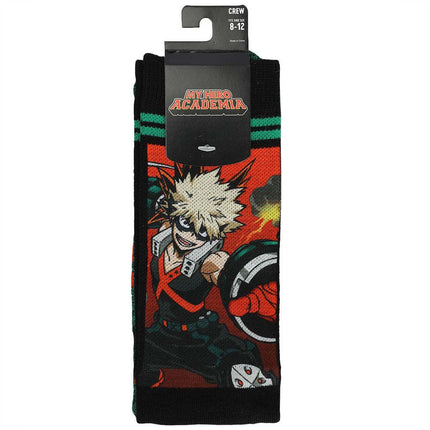 My Hero Academia Bakugo Statement Mens Sublimated Socks