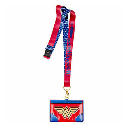 DC Comics Wonder Woman Symbol ID Card Holder Lanyard