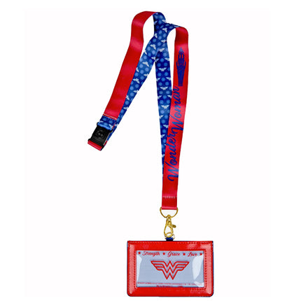 DC Comics Wonder Woman Symbol ID Card Holder Lanyard