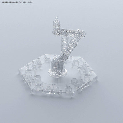 Bandai Gunpla Model Kit Action BASE 5 CLEAR Display (1/144 & 1/100 Scale) Stand