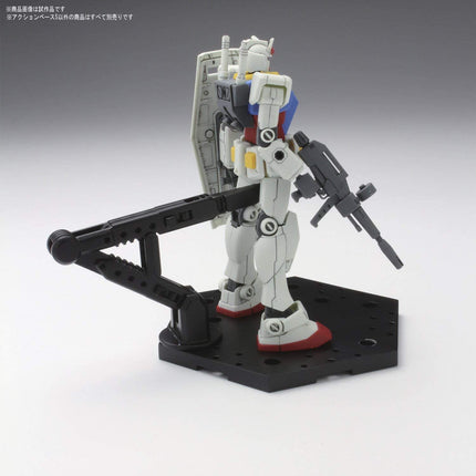 Bandai Gunpla Model Kit Action BASE 5 BLACK Display (1/144 & 1/100 Scale) Stand