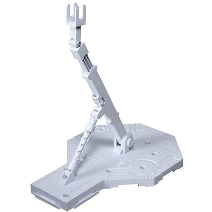 Bandai Gunpla Model Kit Action BASE 1 WHITE Display (1/144 & 1/100 Scale) Stand
