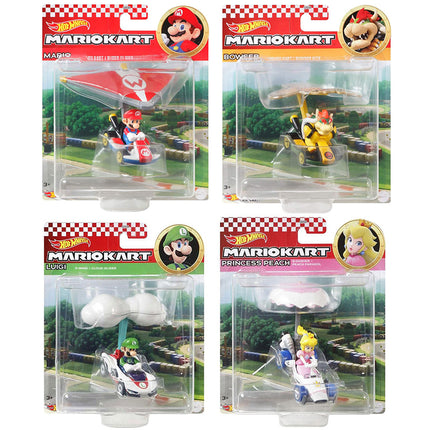 Hot Wheels Mario Kart Series Karts with Gliders