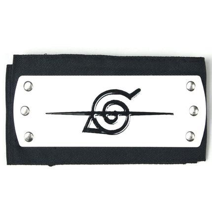 Naruto -Konoha Head Band Black