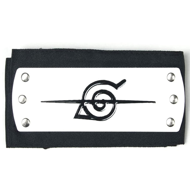 Naruto -Konoha Head Band Black